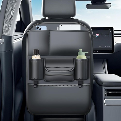 Backseat car organizer leather - car,